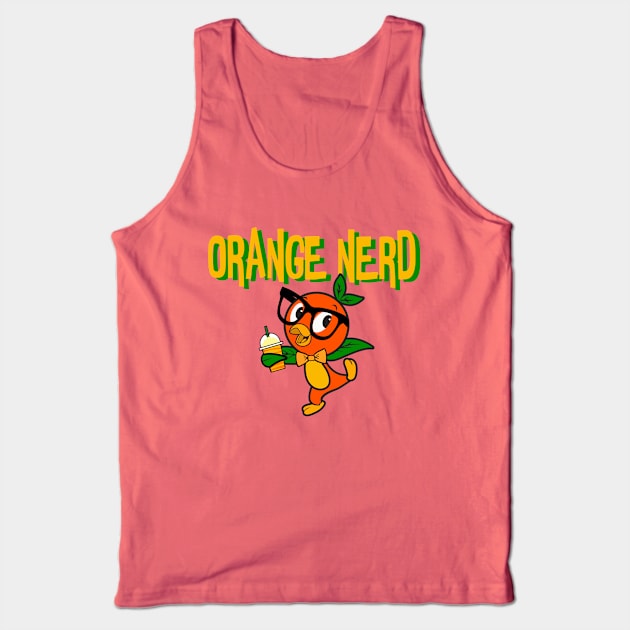 Orange Nerd Tank Top by EnchantedTikiTees